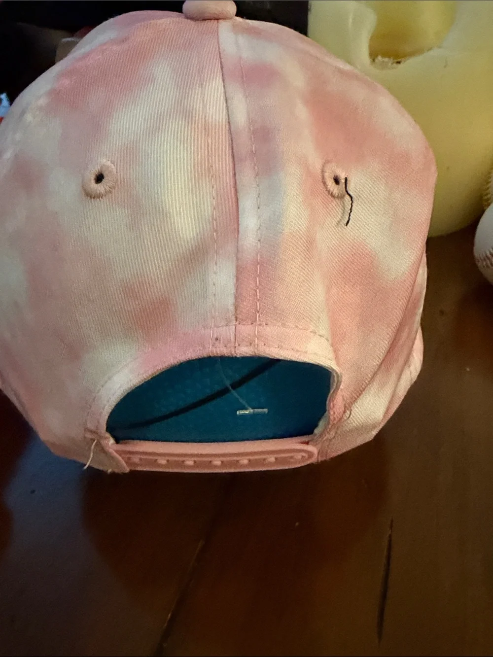 Kids Pink Disney Princess Tie-Dye Baseball Cap